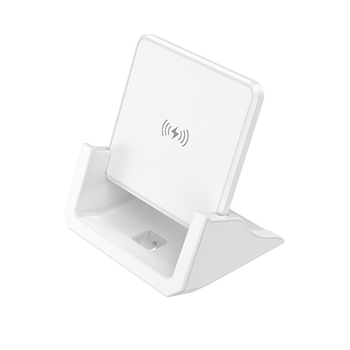 Бездротова зарядка для телефону Borofone BQ20-DK 15W біла