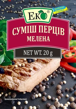 Приправа Суміш перців мелена Еко 20 гр