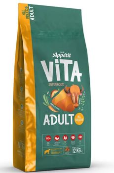 Sucha karma dla psów Comfy Appetit Vita Superfood Adult All Breeds Buffalo 12 kg (5905546342209)