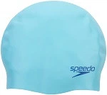 Шапка для плавания Speedo MOULDED SILC CAP JU BLUE/BLUE голубой Дит OSFM