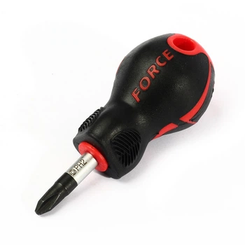 Отвертка крестовая (Philips) короткая PH.2, L=25 мм Force 7112S F