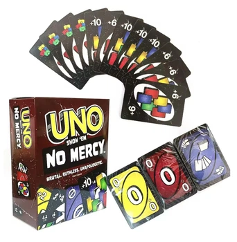 Настільна гра UNO No Mercy Карткова гра сімейна для дітей і дорослих сім'ї English англійською мовою