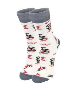 Оригинальные женские носки с узором Zowi от MK SOCKS (36-39) Многоцветный P-1003-B