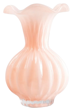 Wazon HOMLA Floreva szklany koralowy 12 x 22.5 cm (5906496729843)