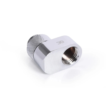 Фітинг Alphacool Eiszapfen 16mm offset piece rotatable Chrome (17602)