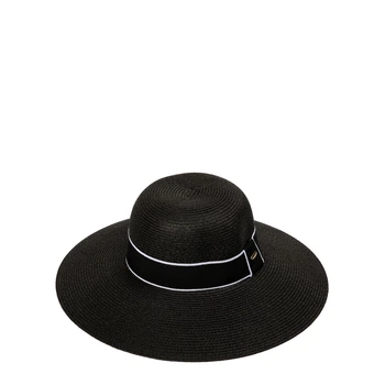 Шляпа женская с лентой LuckyLOOK Сабрина One Size Черный 735-200