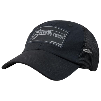 Бейсболка Direct Action No Loud Vintage Baseball Cap Black для повседневного использования
