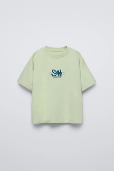 Футболка Zara пх10936 салатова 130