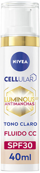 CC-крем Nivea Cellular Luminous630 Antimanchas Spf 30 Claro 01 Light від пігментних плям 40 мл (4006000090153)