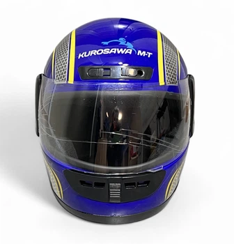 Шолом закритий HF-101 Q233-Y Синій KUROSAWA M-T (Size S )
