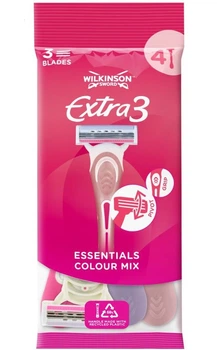 Станок женский для бритья Wilkinson Sword Extra3 Beauty Essentials 4 шт