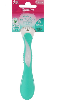 Станок для гоління жіночий Wilkinson Sword Quattro My Intuition Smooth Sensitive 1 шт