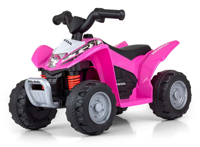Електромобіль Milly Mally Quad Honda ATV Рожевий (5901761128079)