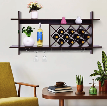 Настенная винная стойка Costway Kasta в стиле Loft