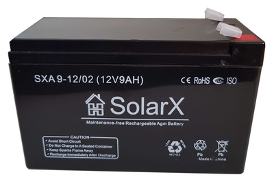 Акумулятор SolarX SXA 9-12 (12V 9Ah)