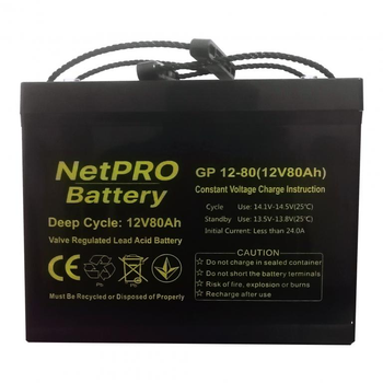 Аккумулятор NetPRO GP 12-80