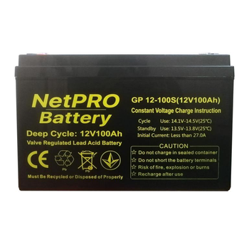 Аккумулятор NetPRO GP 12-100S