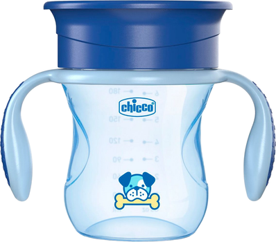 Kubek Chicco Perfect 360 Mix&Match Evolutionary 12 m+ Niebieski 200 ml (8058664070060)