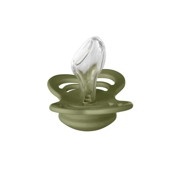 Пустушка ортодонтична BIBS Couture Silicone size 2 (6-18 m), Olive