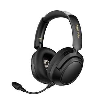 Ігрові бездротові навушники LULE KING з ANC та ENC мікрофоном | Bluetooth 5.3 + 2.4G + Type-C | До 80 годин роботи | Чорні