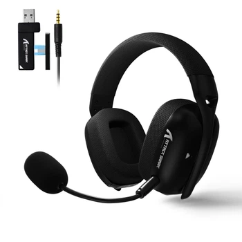 Геймерська бездротова (Bluetooth + 2,4G) гарнітура Attack Shark L80PRO PC/PS/XBOX Black/ЧОРНА (L80PB)