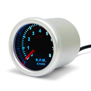 Тахометр Ket Gauge 7705-2 Ø52 мм с LED подсветкой | Прибор датчик автомобильный