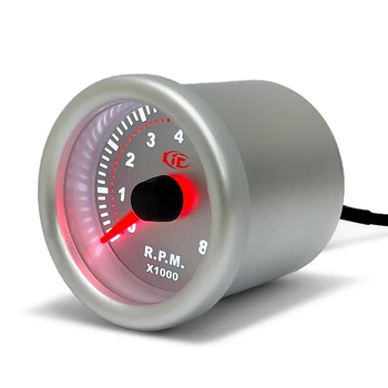 Тахометр Ket Gauge 7705-3 Ø52 мм с LED подсветкой | Прибор датчик автомобильный