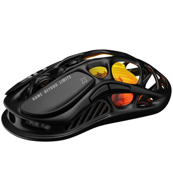Геймерська акумуляторна, бездротова (Bluetooth + 2,4G), миша GravaStar Mercury M2, Stealth Black/Чорний (GRAVASTARM2_BLK)