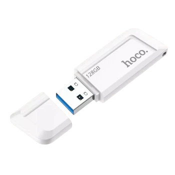 Флеш накопичувач USB HOCO UD11 Wisdom USB3.0 high-speed FAT32/exFAT 128ГБ 15-100Мб/c White