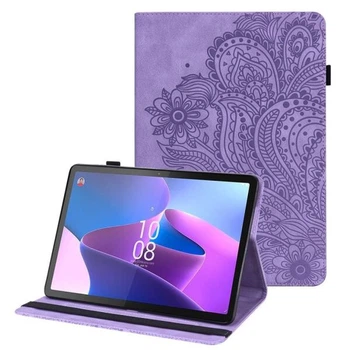 Защитный чехол UniCase Flower Series для Lenovo Tab P11 Gen 2 - Purple