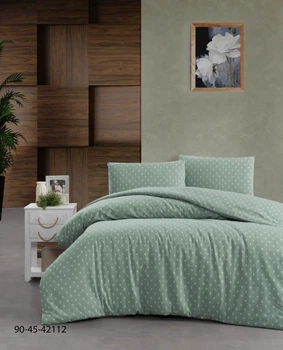 Теплое постельное белье / байковое евро размера фланель 100%-хлопок Турция Cotton Collection, Красный