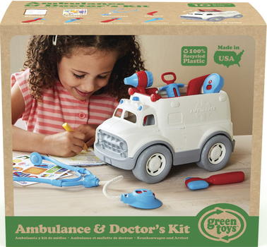 Машина швидкої допомоги Green Toys з набором лікаря AMDK-1313 (816409013134)