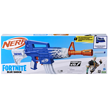 Іграшкова зброя Hasbro Nerf Fortnite Blue Shock бластер F4108 (5010996119209)