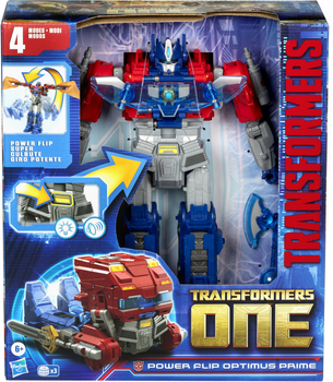 Transformer zabawka Hasbro Power Flip Optimus Prime 20 cm F9209 (5010996265593)