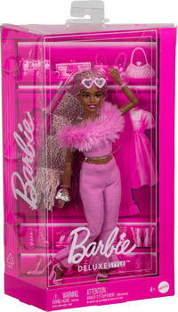 Lalka Barbie Barbiecore Fashionistka Lalka w kostiumie z piór HYV28 (194735255962)