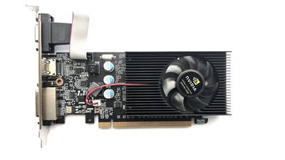 Видеокарта Taishuo PCI-Ex GeForce GT 610 2GB DDR3 OEM Low Profile (64 bit) (VGA, DVI, HDMI) (№835)