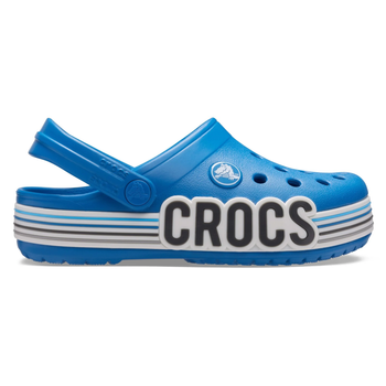 Сабо Crocs Crocband Kids Clog 28 р 16.7-17.4 см Детские Синие 204537-C11 Logo Stripe Blue