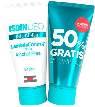 Zestaw dezodorantów Isdin Lambda Control intensywny 48h w kremie 50 ml x 2 szt (8429420142749)