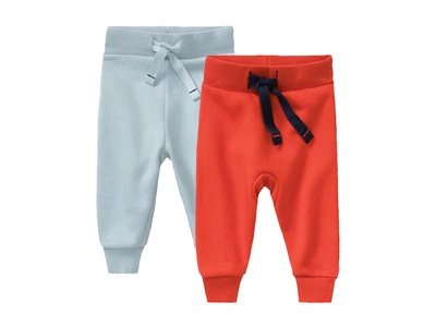Спортивні штани джоггери набір 2 шт. для хлопчика Lupilu LYCRA® 389333 074-80 см (6-12 months) Різнобарвний