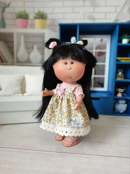 Кукла Little Mia азиатка в платье Nines d'Onil, 23 см