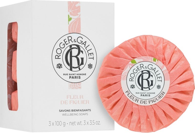 Zestaw mydeł Roger and Gallet Fleur de Figuier 100 g x 3 szt (3701436911591)