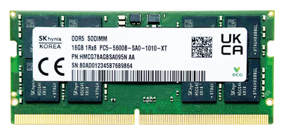 Оперативная память SK hynix SODIMM DDR5 16Gb 1Rx8 PC5-5600B-SA0-1010-XT HMCG78AGBSA095N AA
