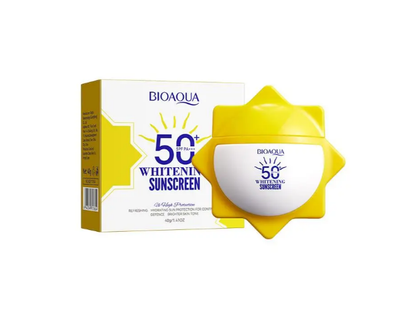 Крем сонцезахисний Bioaqua SPF50+ відбілюючий 40 г (6942349717604)