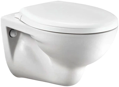 Унитаз подвесной PEARL Verona WHB-VER-PP ободковый с сиденьем полипропилен (11-001)