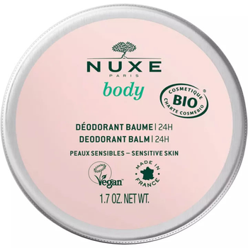 Dezodorant w kremie Nuxe Bio Organic Sensitive Skin 24H 50 ml (3264680037429)