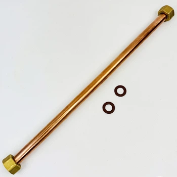 Шланг патрубок Flexy CUPRUM мідний 15 см (0,15 м) 1/2" ВВ
