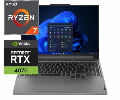 Ноутбук (2024) для геймінгу Lenovo Legion Slim 5-16 R7-7435HS/ 32GB / 1TB/ RTX4070 / 16" 165Hz