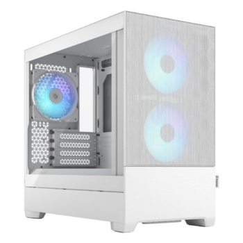 Компьютерный корпус Miditower Fractal Design Pop Mini Air RGB, белый, с прозрачной боковой панелью (TG), без БП
