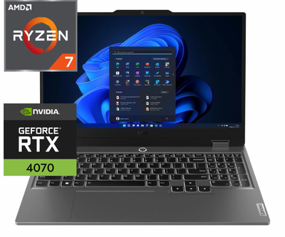 Ноутбук (2024) для гейминга Lenovo LOQ-15 R-7 7435HS/ 64GB / 1TB+2TB/ Win11x Licensed/ RTX4070 / 15,6" 144Hz