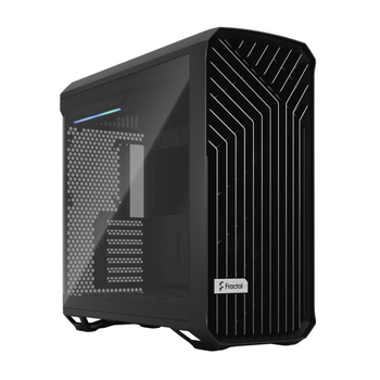 Комп’ютерний корпус Mid-Tower Fractal Design Torrent, чорний, з тонованим загартованим склом, без БЖ
